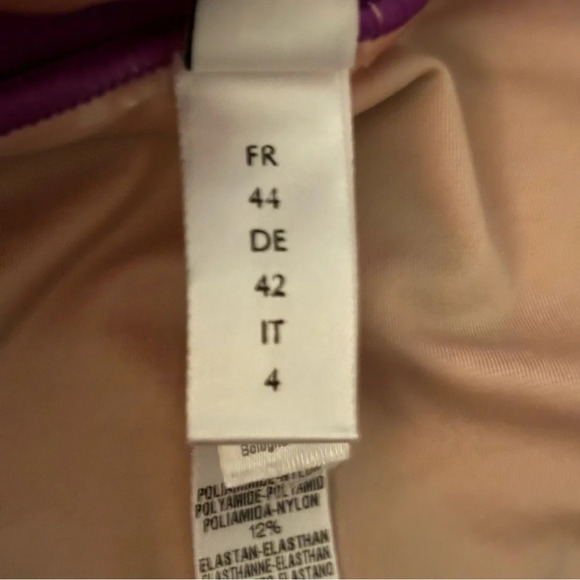 NWOT La Perla red and purple bikini bottoms in size large - Picture 3 of 13